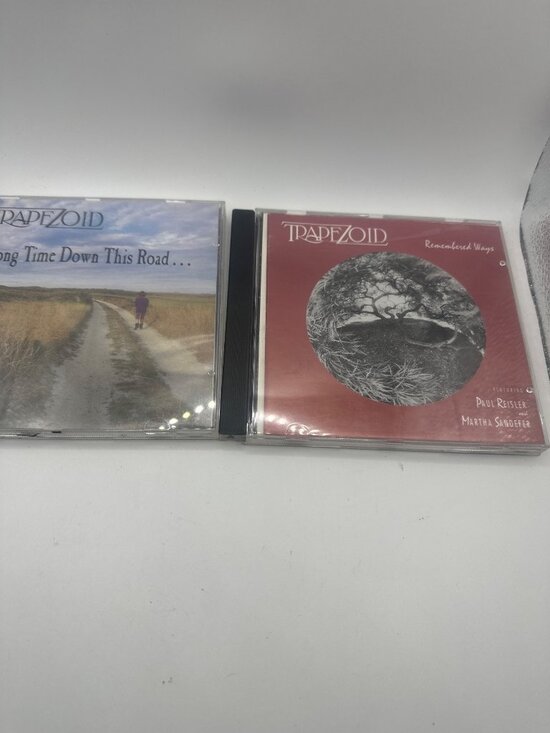 Other - Trapezoid Long Time Down This Road & Remembered Ways Music CDs Set Featuring Pau